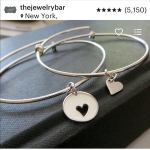 Mother Daughter NWT Silver Bangle Set!